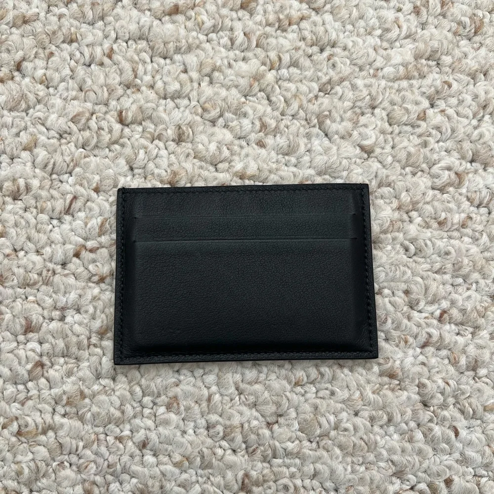 Hermes Black Leather Card Holder - Picture 5 of 8